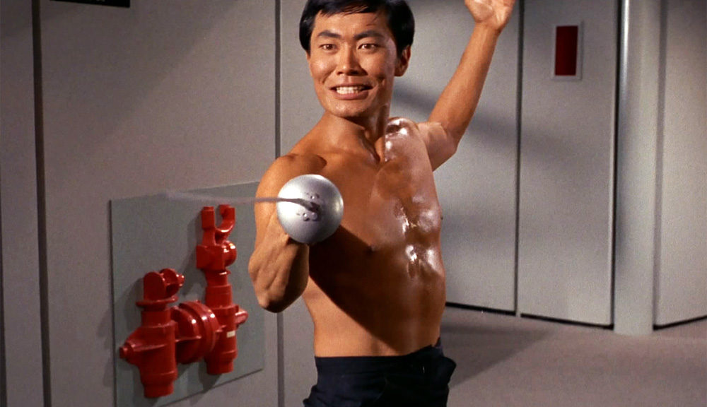 George Takei in "The Naked Time" Star Trek 1966