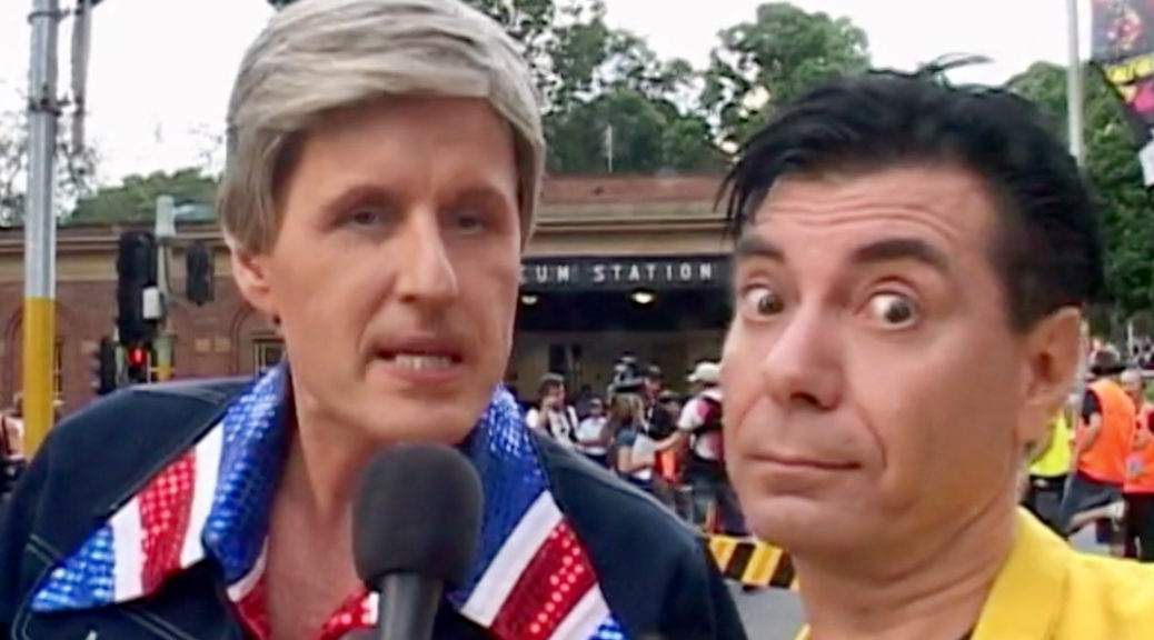 Sydney Mardi Gras Parade 2006. Bob Downe & Maynard