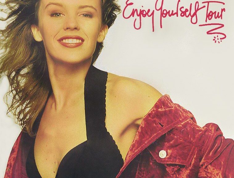 Cover of Kylie Minogue Enjoy Yourself tour booklet 1990