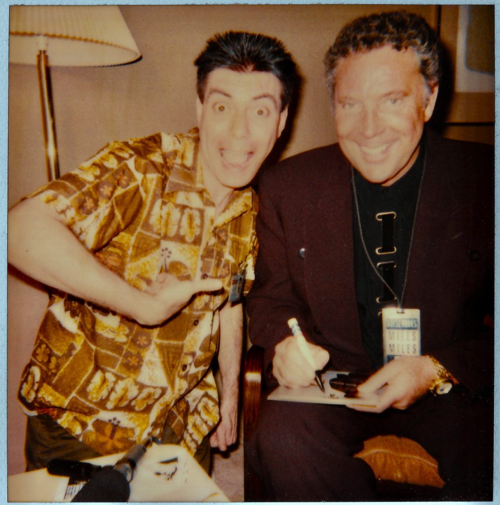 Maynard with Tom Jones 1988