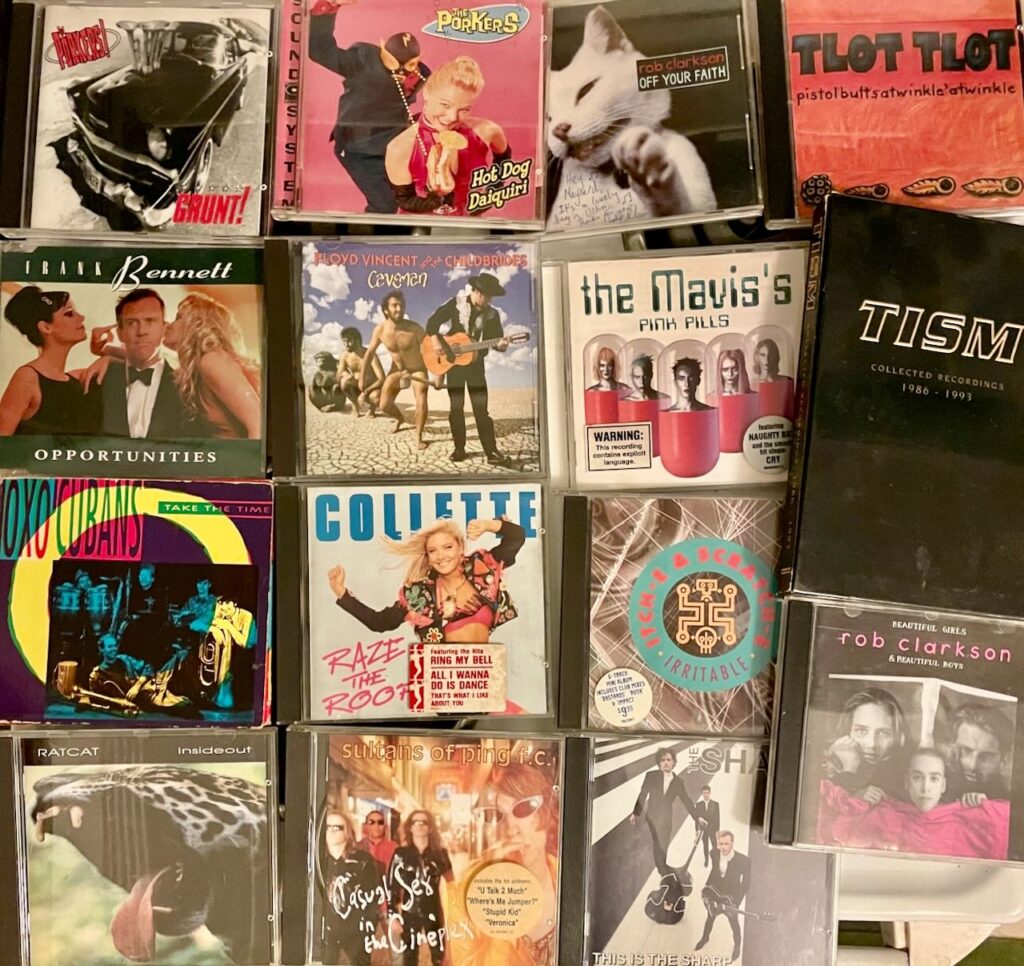 Some early 90s CDs from Australian artists.