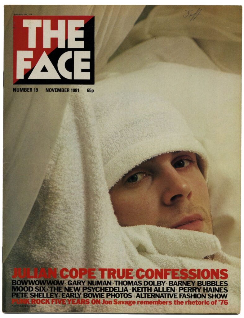The Face magazine from 1981 featured on the show