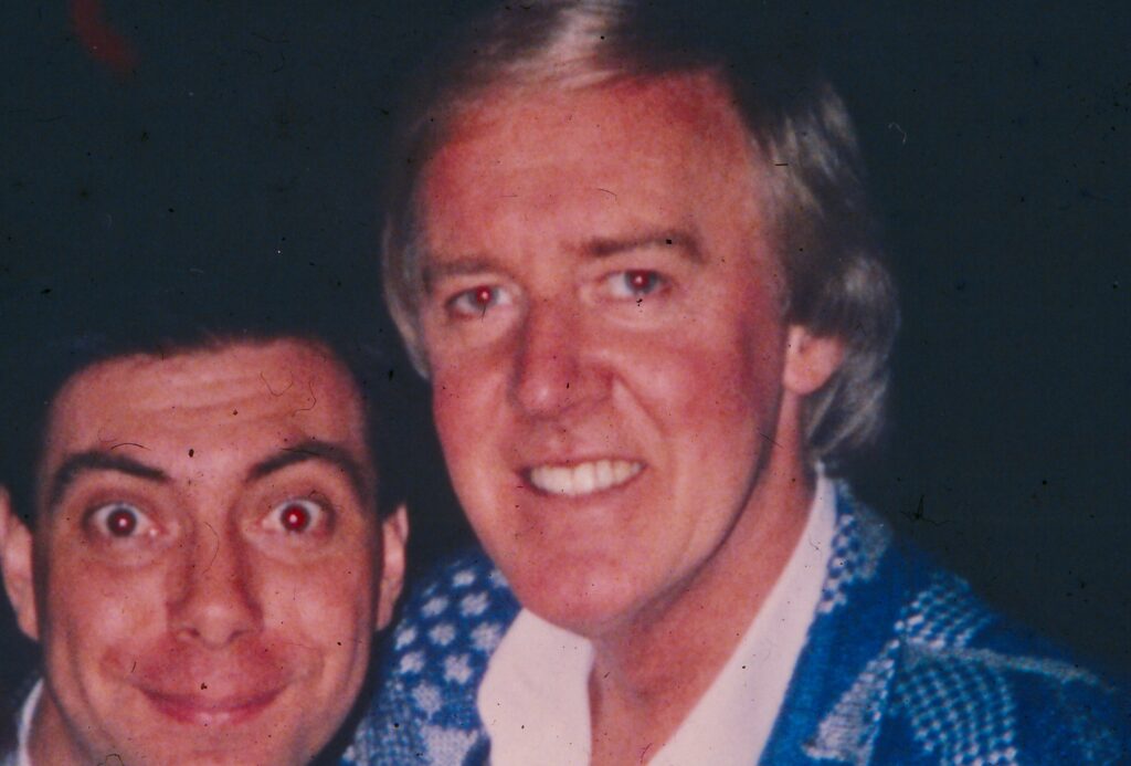 Maynard with Barry Crocker 1992