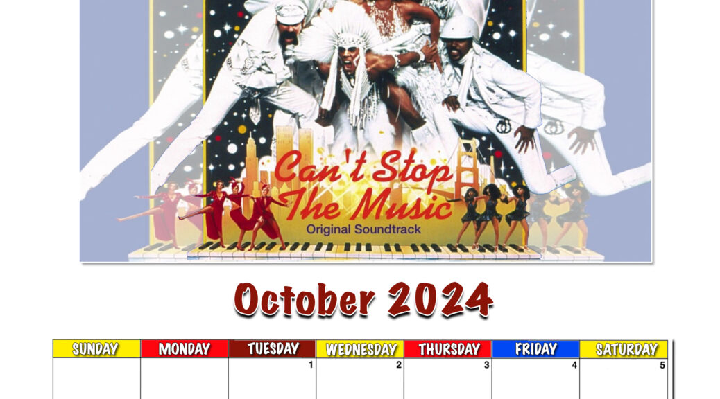 Can't Stop The Music 2024/25 calendar