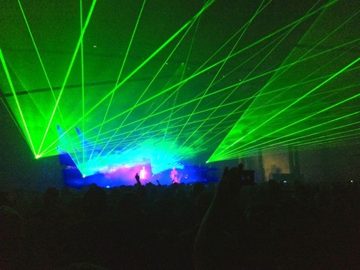 Pet Shop Boys stage lasers