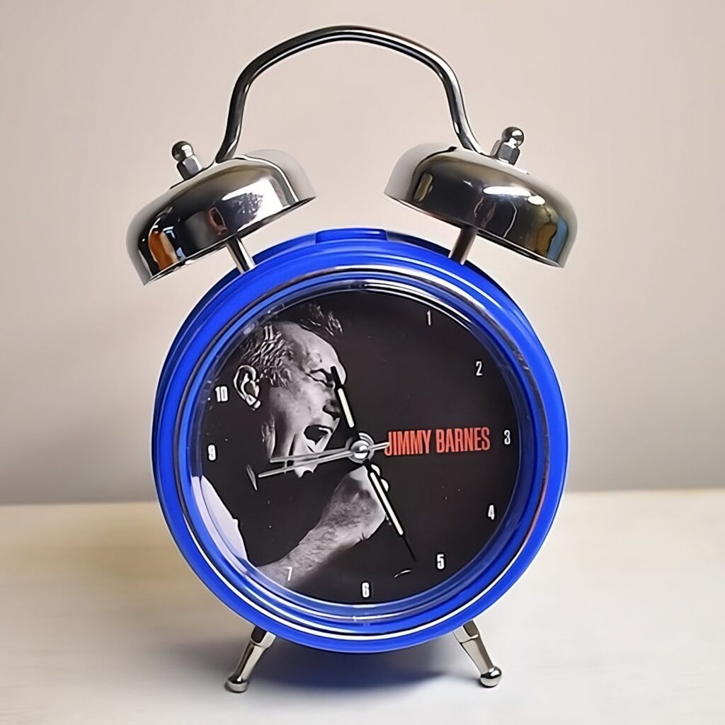 Jimmy Barnes screaming alarm clock 2017. - Planet Maynard