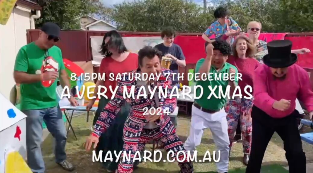 A Very Maynard Xmas 2024 title card