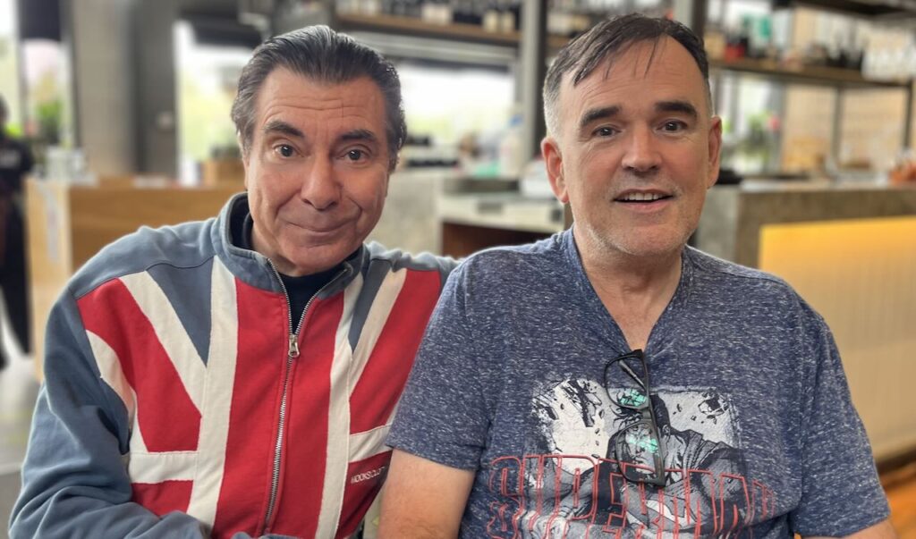 Maynard and Tim Ferguson in Glebe.