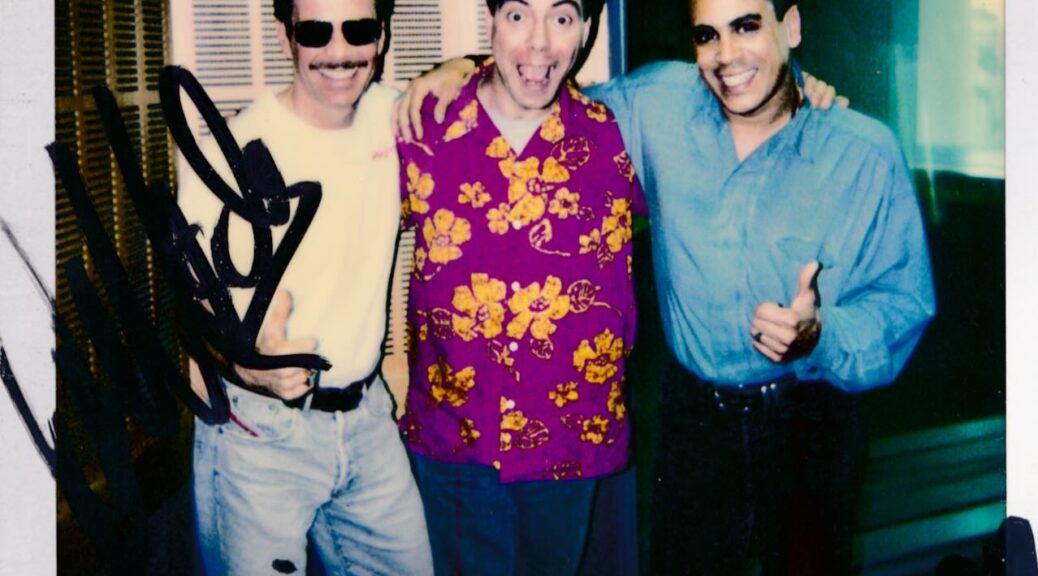Polaroid photo Village People Prize to Pete Young 1992 from Maynard