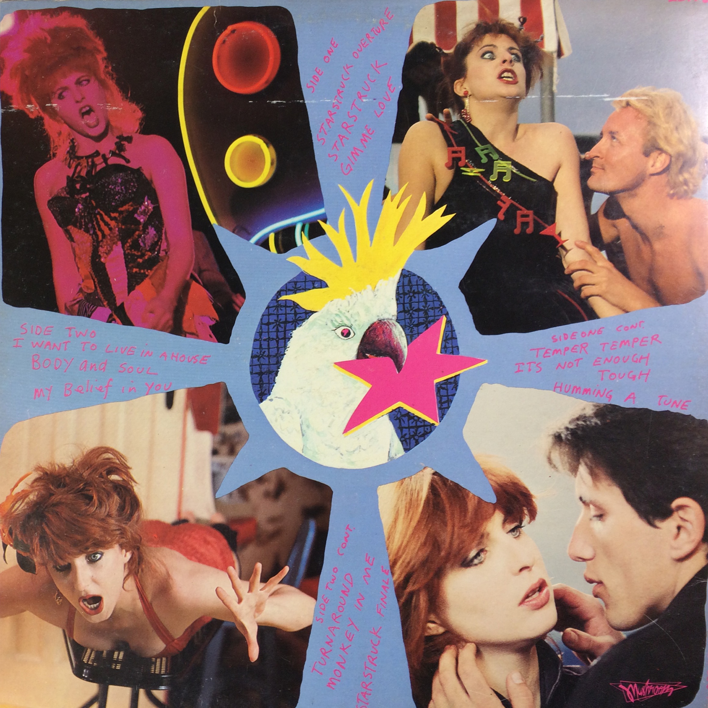 Starstruck movie soundtrack insert sheet 1982