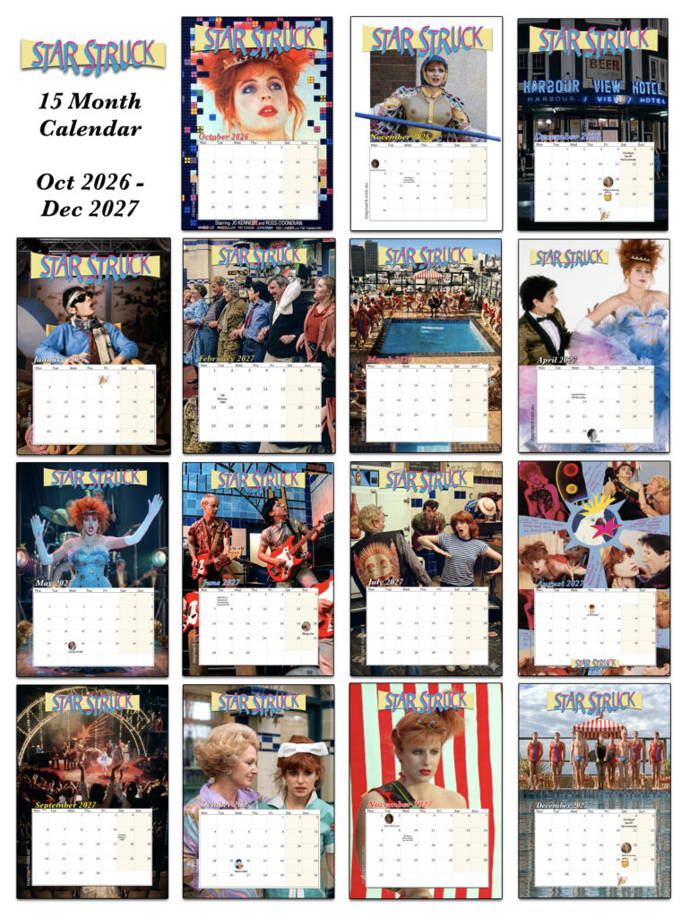 Starstruck Maynard calendar 2025/26 overview