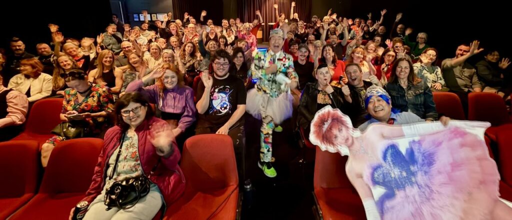 Maynard with Starstuck cinema 2 crowd Sydney Underground Film Festival 2026